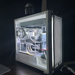 custom built fully water cooled gaming pc