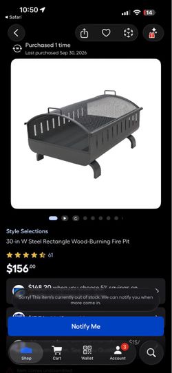 Fire pit new