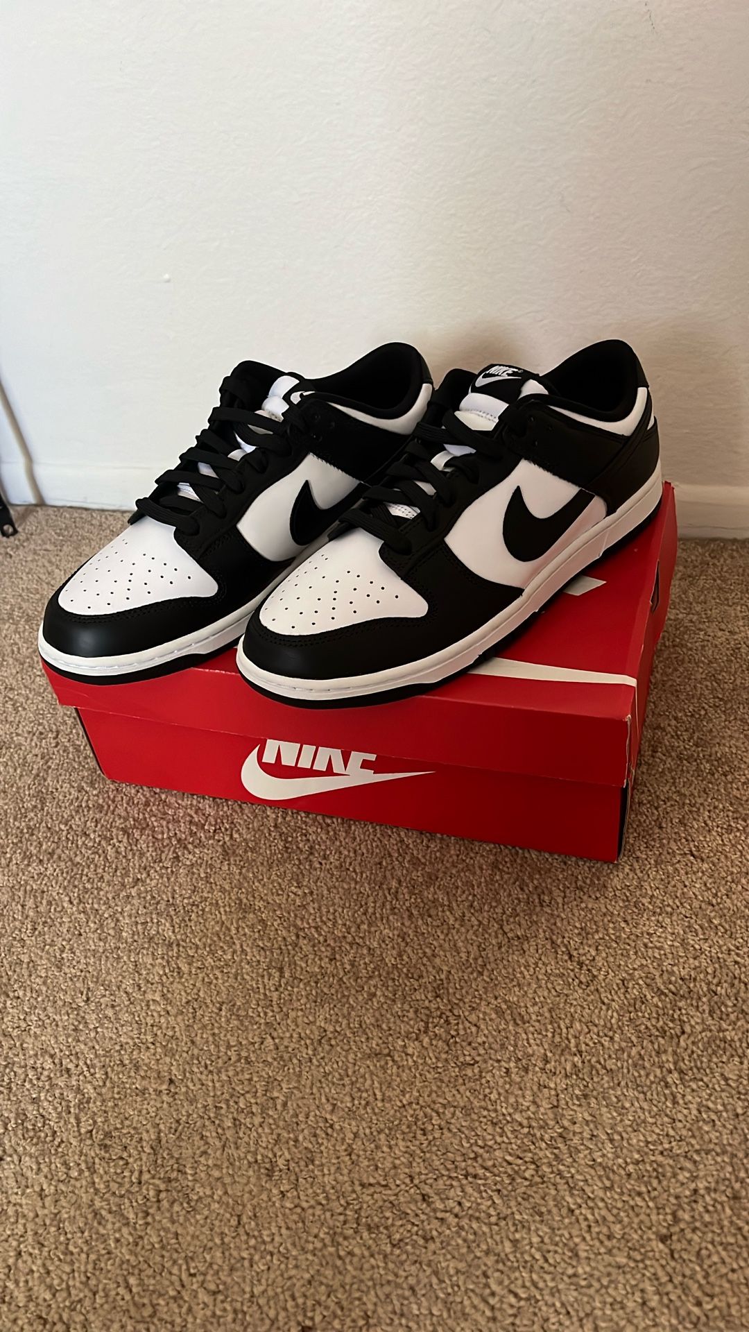 Panda Nike Dunks Sz 10.5