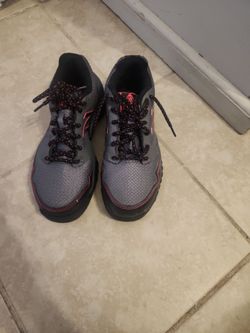 New Balance Gray and Pink Sneakers