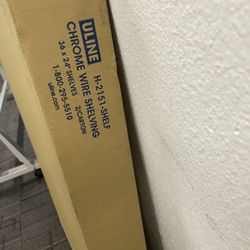 One Set Of Uline Wire Shelving 36x24