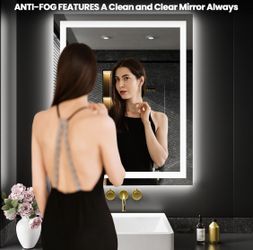 LED bathroom mirror