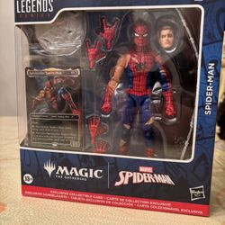Marvel Legends Magic The Gathering Battle Damage Spider-Man