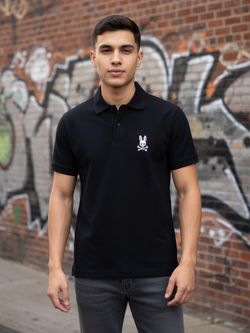 Psycho Bunny Black Polo Shirt