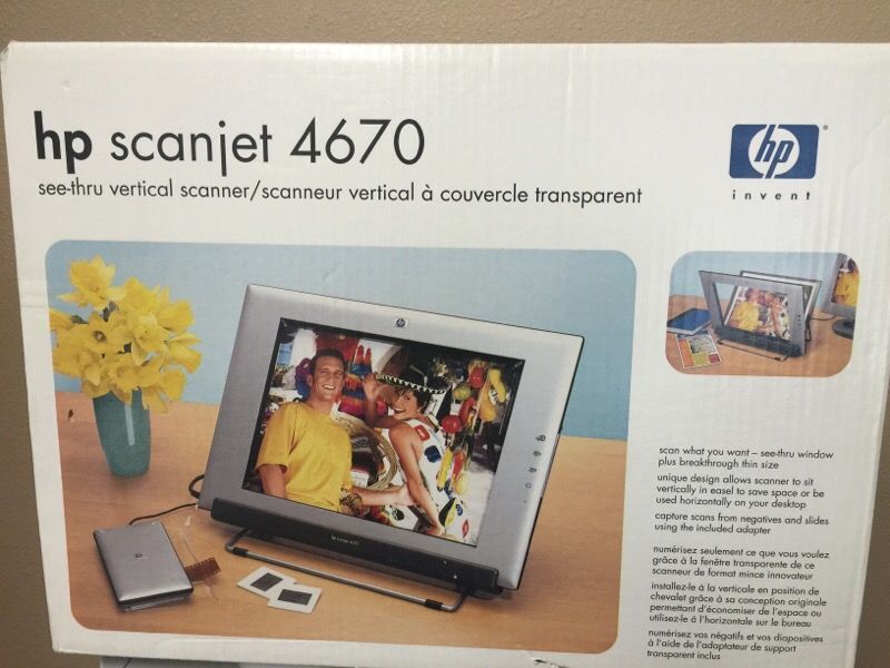 HP Scanjet 4670 See-Thru Vertical Scanner