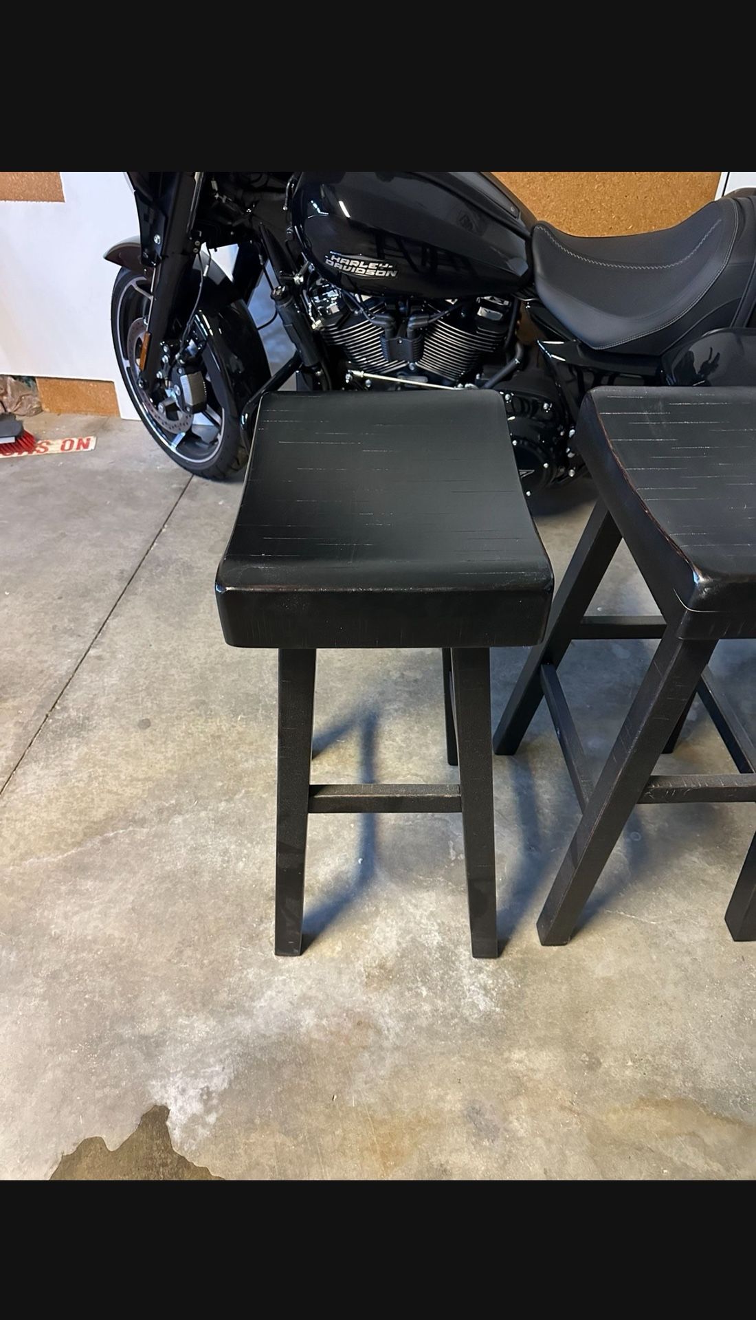 4 Wooden Stools Like New!