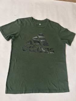 Adidas Boys Green T-Shirt Size L 14/16