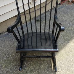 Tell city Boston rocking chair in black