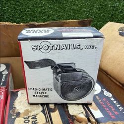 Lot of 47 NOS Spotnails 9808L BRAD Load-O-Matic Staple Magazines Made USA