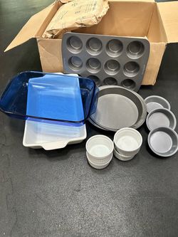 Baking & Bakeware Bundle – Cake Pans, Muffin Pan, Ramekins & Baking Dishes – $35