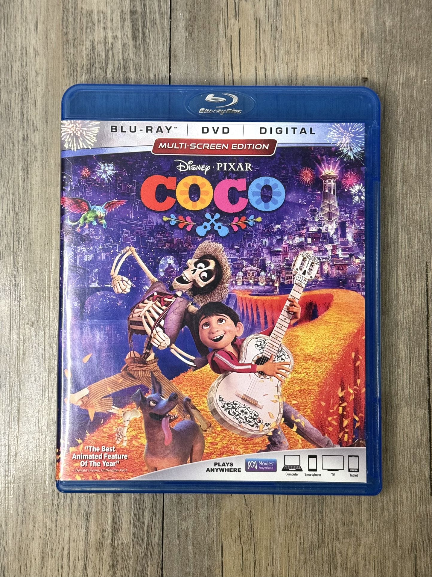 Disney Pixar Coco Blu-ray DVD Digital