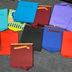 Lot of 12 storage cube bins