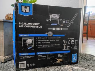 Brand New 8 Gallon Quiet Air Compressor!