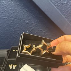 gold plated earrings