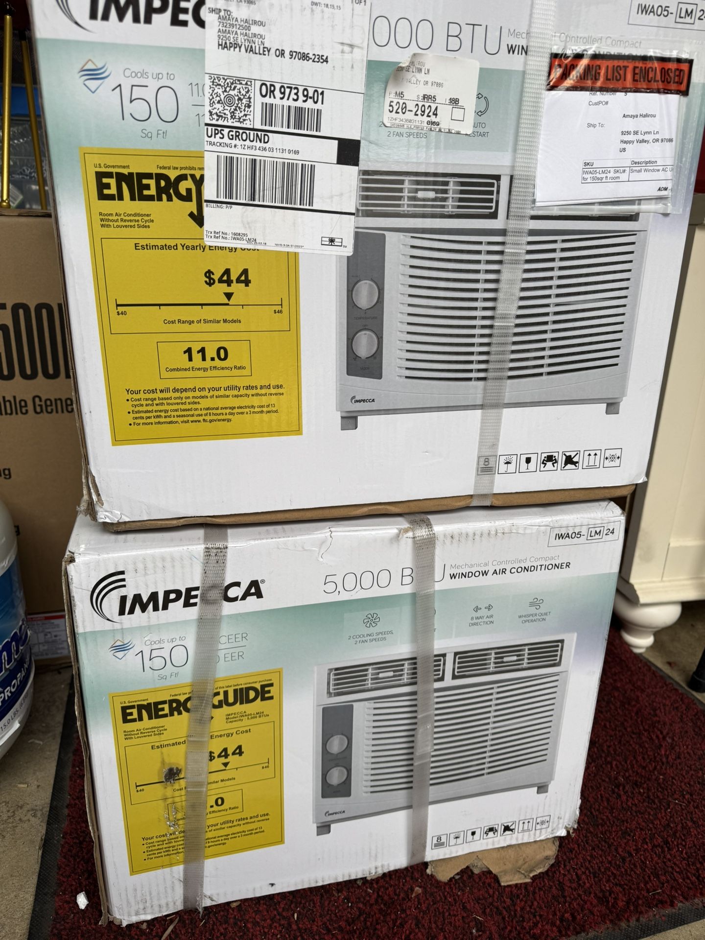 Air Conditioner/ Window Air Conditioner 5000btu