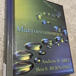 Macroeconomics Book - 5th Edition - Andrew Abel Ben Bernanke