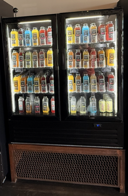 Frigidaire 2-Door Glass Display Refrigerator – Excellent Condition – Houston Pickup Only
