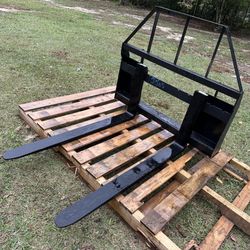 New 48" Forks For Skid Steer Or Tractor HD