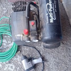 Used Air Compressor, Everything In Picture 