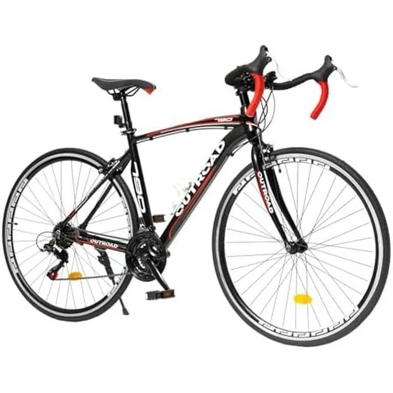 Outroad Road Bike 14-21Speed 700C Wheel with Light Aluminum Alloy Frame Commuter Bicycle