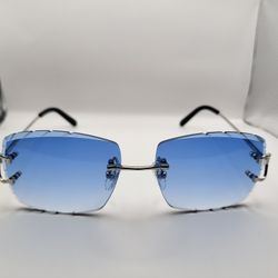 Cartier Rimless Glasses(Blue)