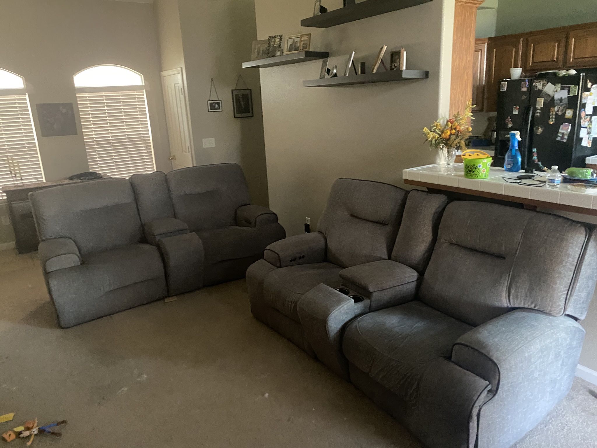Two Reclining Couches 