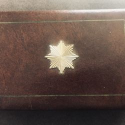 Vintage Swank Gentlemans Jewelry Box-jewelry-Made In Sweden 6x9”-Hinges Need Fix