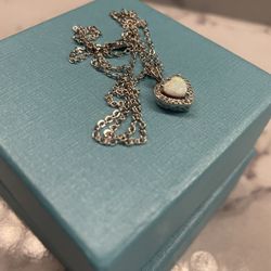  Opal Heart Necklace