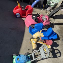 Push cars And Assorted Toys