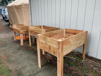 Cedar Garden Box Planters 