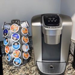 BUNDLE! Keurig K-Elite Single-Serve K-Cup Pod Coffee Maker with carousel