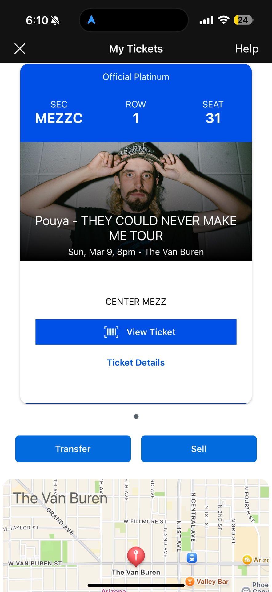 POUYA - THEY COULD NEVER MAKE ME TOUR