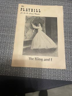 1951 King And I Playbill
