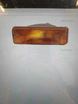 84-89 pickup, parking light Assembly