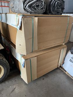 Tarima Con 168 Hojas De MDF STD De 1/8 De Pulgada De Espesor De 4x8 Pies 