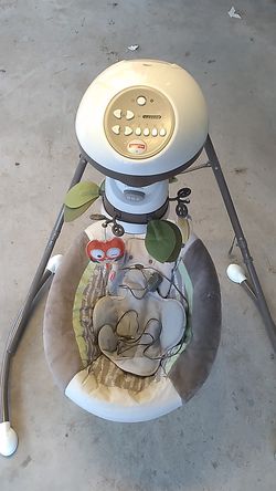 Fisher Price electric swing, with music