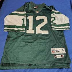 Pre-owned New York Jets Joe Namath Reebok Gridiron Classics Jersey, Men's Large 