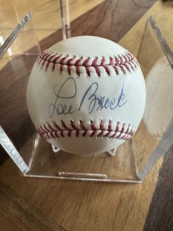 Lou Brock Autographed MLB Baseball