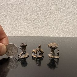 Paul Geffre Mini Bronze Sculptures 