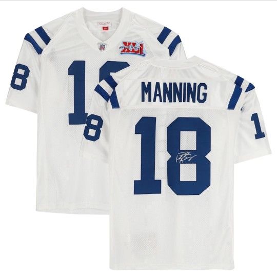 Authentic Autograph Peyton Manning Superbowl Jersey 