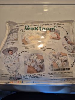 Goxteam Multifunctional Baby Swaddle Blanket