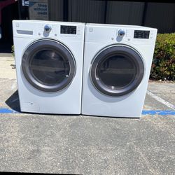 white kenmore front load washer dryer set