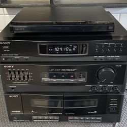Sony LBT-D107 Receiver And Sony DVD Player 