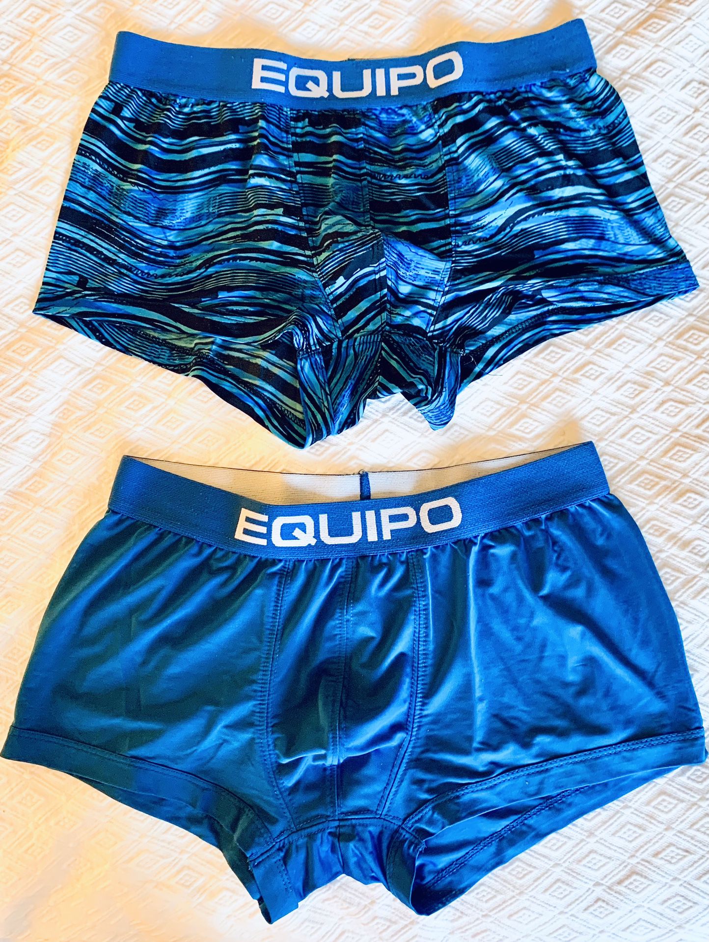 Equipo Men's 2-pack Grid & Solid Microfiber Stretch Brazilian Trunks for  Sale in Portland, OR - OfferUp
