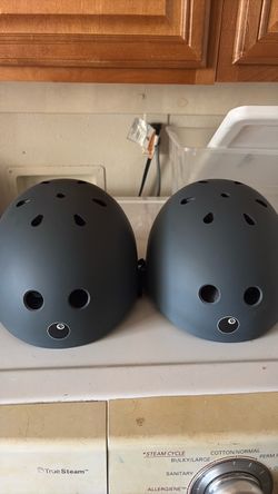 Globber Matte Black Helmets – Set of 2