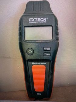 Extech MO50 moisture meter and AEMC for continuity tester w/ test leads & case
