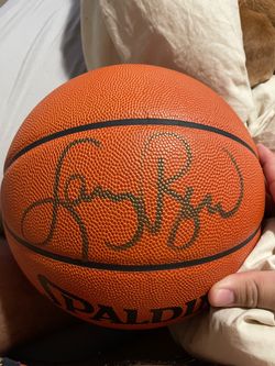 Larry Bird signed ball
