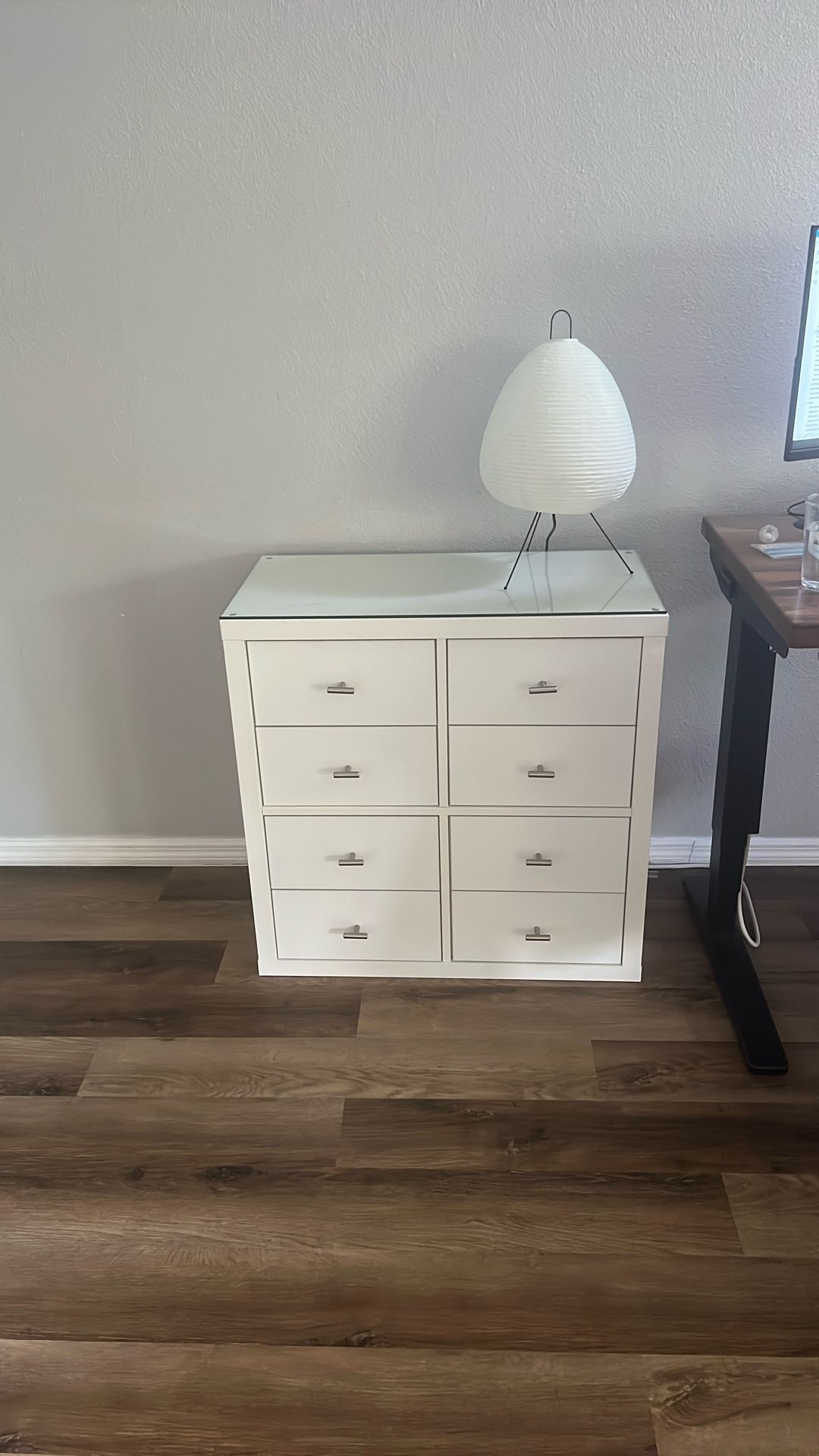 White Drawers 