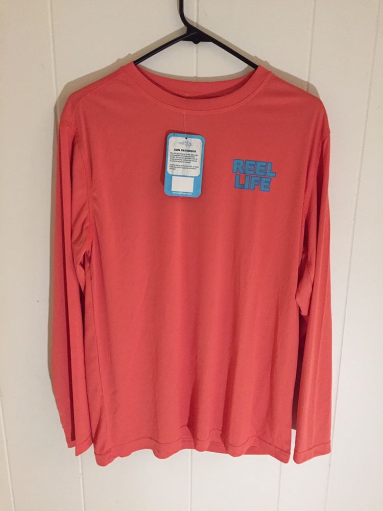 Reel Life Fishing Shirt Size M