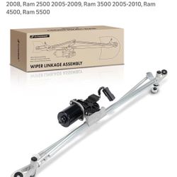 A-Premium Front Windshield Wiper Motor and Linkage Assembly
